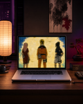 Anime Wallpaper Set 1 — Arbeitsplatz-Mockup
