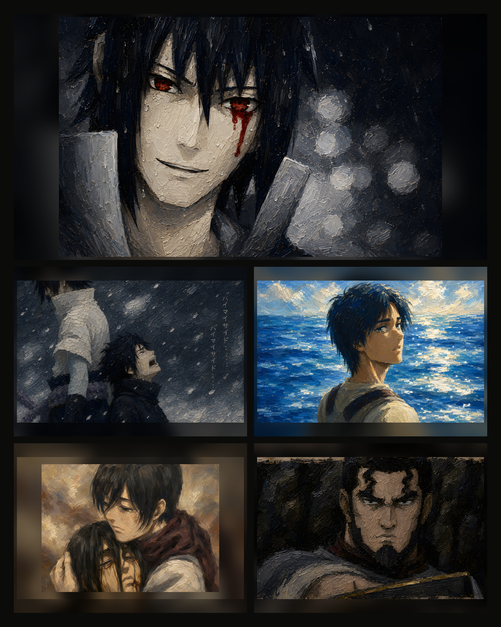Anime Wallpaper Set 6 — Übersicht aller 5 Motive
