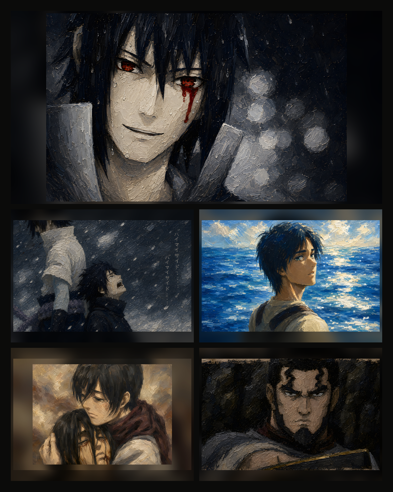 Anime Wallpaper Set 6 — Übersicht aller 5 Motive