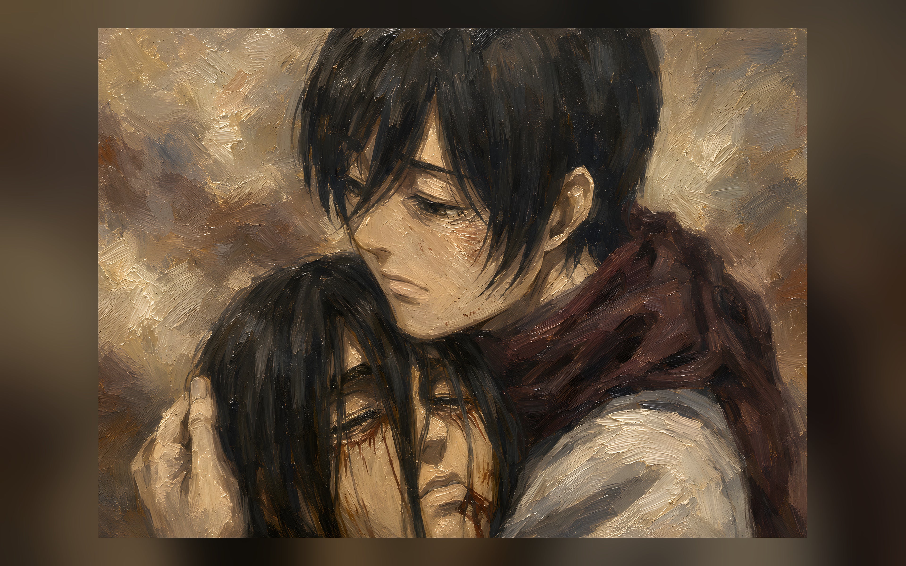 Eren und Mikasa Wallpaper II