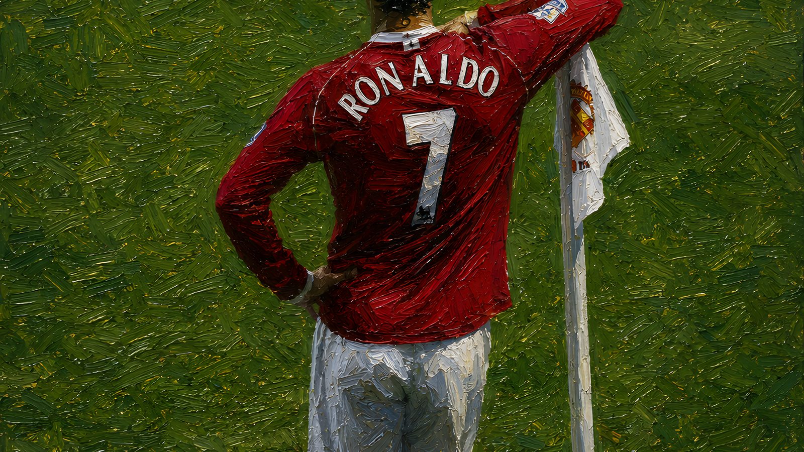 CR7 Corner Flag Wallpaper