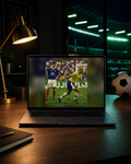Football Wallpaper Set 4 — Arbeitsplatz-Mockup