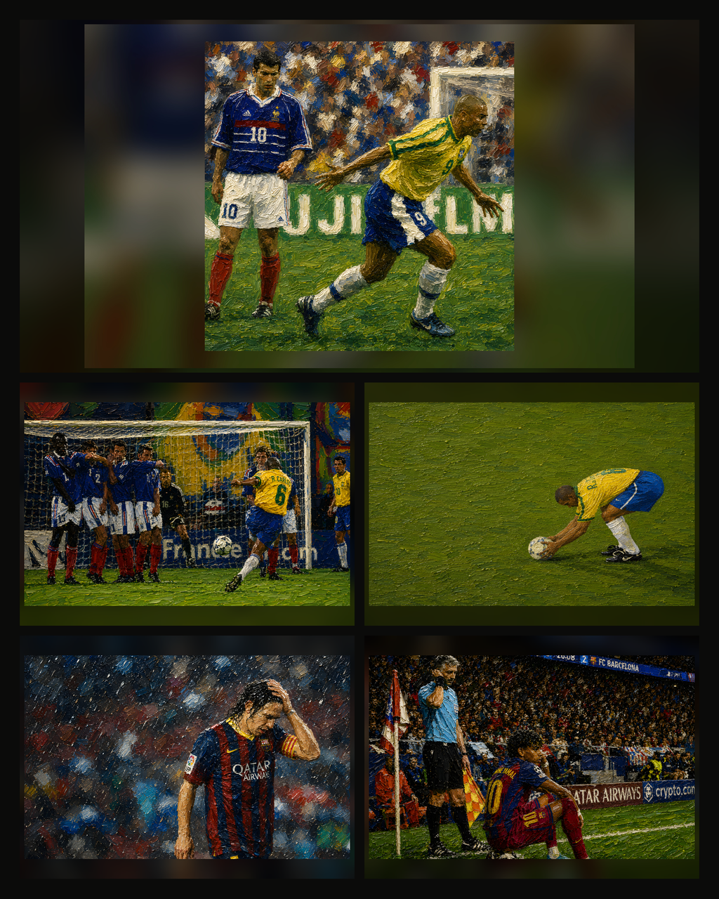Football Wallpaper Set 4 — Übersicht aller 5 Motive