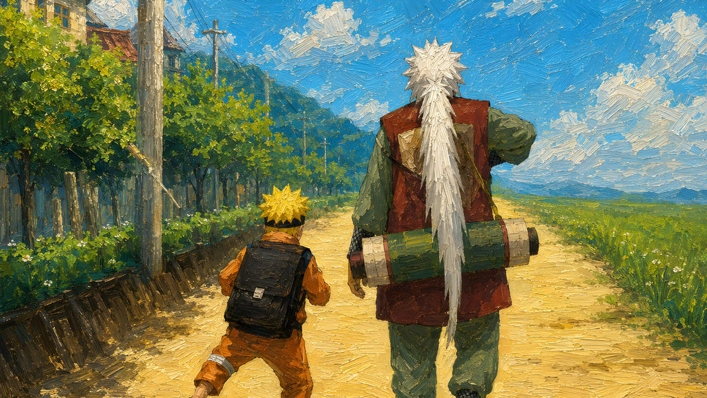Naruto und Jiraiya II Wallpaper